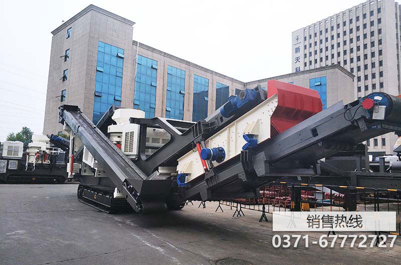 青石移動(dòng)制砂機(jī)一小時(shí)處理幾十噸成品砂輕松搞定